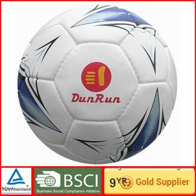 China Hand stitched Nylon round PU Leather Soccer Ball 7# for sports competition for sale