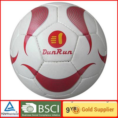 China Laminated PU Leather Liverpool Soccer Ball 5# , Durable 4 lays football for sale