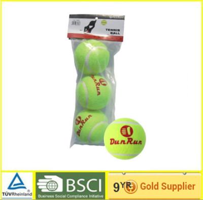 China Polyester-Trainings-Wettbewerbs-Tennisball, gelber Tennisball zu verkaufen