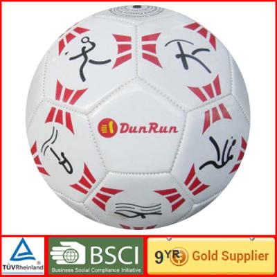 China Machine stitched girls boy PVC Soccer Ball for match children play games for sale