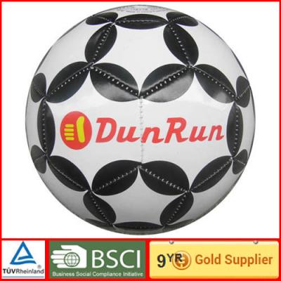 China PVC multi colour black and white soccer ball for children play games , size 4 soccer balls for sale