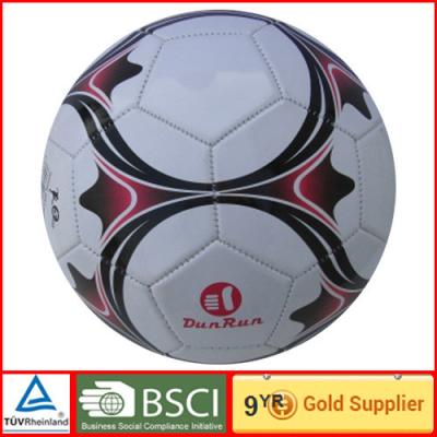 China De met de machine genaaide pvc-voetbalbal, pvc-leer 0.8-1.0 Bars bevochtigt de bal van de Naaldvoet Te koop