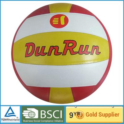 China Freundliche Maschine PVCs Eco nähte ledernen Volleyball 5# PVCs für Innenim Freien zu verkaufen