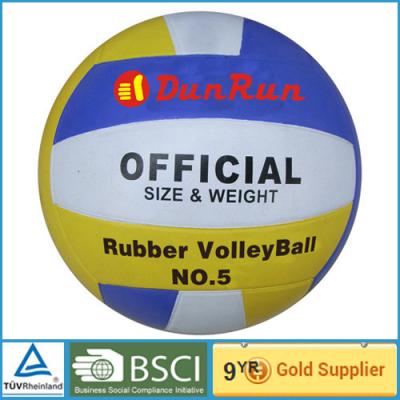 China Rubber covered outdoor multi colors Sports Volleyball / custom volleyballs for sale