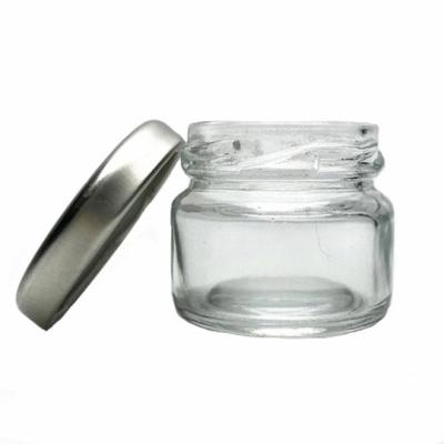 China Jam Jar 30ml 1oz 1 Once Small Mini Honey Round Jam Jar Clear Empty Jar Cheap Baby Food Glass Jar for sale