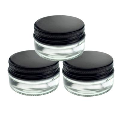 China 5g 5ml small mini eye cream eye cream jars glass cosmetic containers packaging with lids for sale