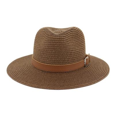 China Men's Wide Striped Women's Wide Brim Women's Handmade Skimmer Roaring 20s Skimmer Hat Wheat Straw Hat Straw Hat Costume Accessory for sale