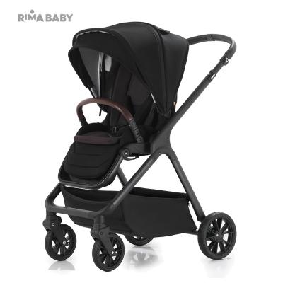 China New RIMA BABY Travel System Canvas Lightweight Luxury Baby Stroller Easily Foldable 4 in 1 for sale