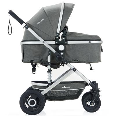 China Hot Selling Canvas Lightweight Compact 3 in 1 Pram Lightweight Compact Baby Stroller for sale