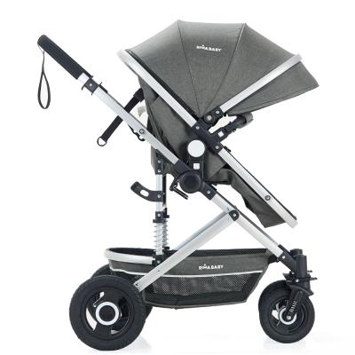 China 2021 New Jogging Aluminum Foldable Baby Stroller Stroller Canvas Bebe 3 In 1 for sale