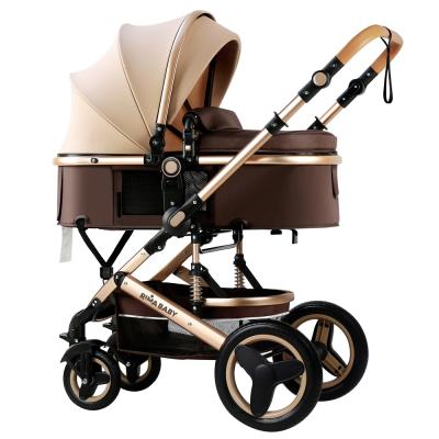 China 2020 Foldable Canvas Baby Stroller Multifunctional Jogging Best Aluminum Luxury Travel for sale