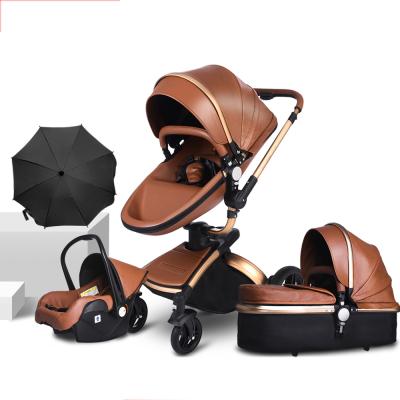 China ONE PCS CHEAP PRICE 3in1 Mummy Egg Warm Canvas Baby Stroller With Hutch Magic 360 Degree Smart Retating Seat Wholesale For City Winter for sale