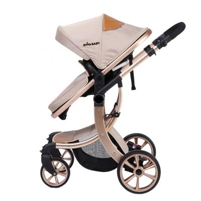 China Canvas Fabric China Supply 3 in 1 Simple Design Baby Cover Rain Sunshade Stroller Baby Strollers for sale