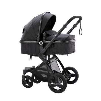 China EM 1 Stroller Reversible Prams in High Quality Luxury Canvas Bebe 3 Carrinho Leather for sale