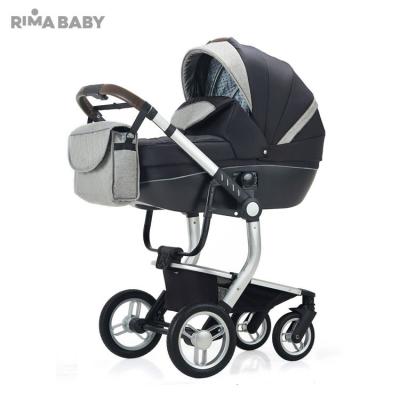 China 2020 China Manufacturer HOTMOM High Landscape Canvas Baby Stroller Factory Directly Wholesale 3 in 1 for sale