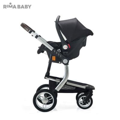 China 2020 New Manufacturer Baby Stroller Pushchair Travel System EN1888 Canvas Baby Stroller 3-In-1 for sale