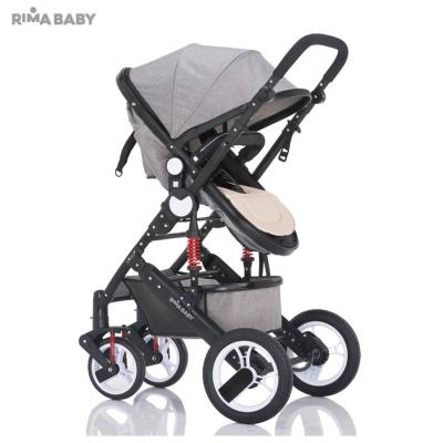 China 2021 factory price direct pram en1888 canvas foldable luxury custom baby strollers for sale