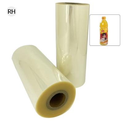 China Beverage Sleeve Printing Blown Printing Grade PVC Shrink Film For Clear Plastic Sleeves Heat Shrinkable Film for sale