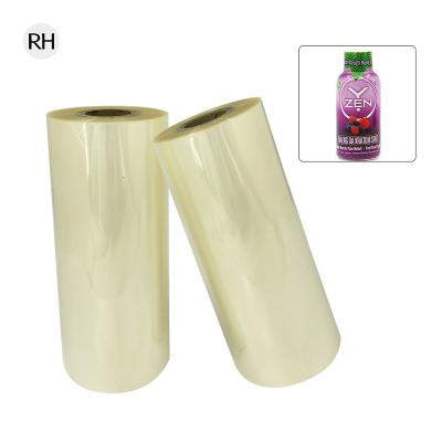 China Beverage Sleeve Printing Blown Printing Grade PVC Shrink Film For Clear Plastic Sleeves Heat Shrinkable Film for sale