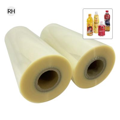 China Beverage Sleeve Printing Blow PVC Shrink Film PVC Shrink Film Blow Molding Process Heat PVC Shrink Film Label For Printing for sale