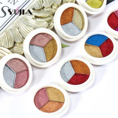 China New Nail Art Three Color Nail Art DIY Nail Art Solid Magic Mirror Powder Japanese Super Non-luminous Flying Powder Mirror Nail Powder Flour Nail Powder for sale