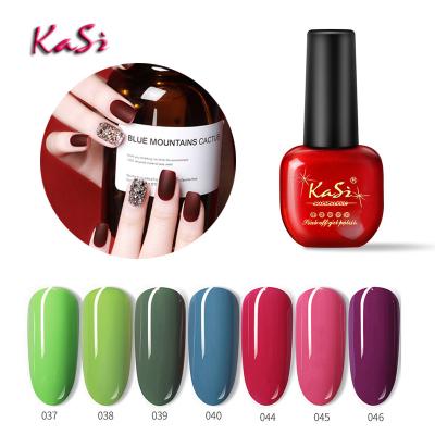 China Kasi Eco - Friendly 15ml Soak Off UV Gel Polish Wholesale 168 Color Nail Polish for sale