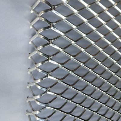 China Lightweight Standard Flattened Diamond Hole Stretched Aluminum Expanded Metal Mesh for sale