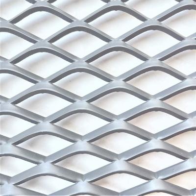 China High Quality Decorative Aluminum Expanded Metal Easy Installation PVDF Mesh Sizes For Construction Materials for sale