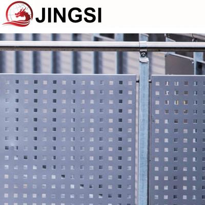 China Wear-resisting 40 x 40 x 3 mm decorative perforated sectional metal fencing panel for sale