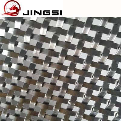 China Stainless Steel Mesh Square Hole Interwoven Unique Design Decorative Grids for sale