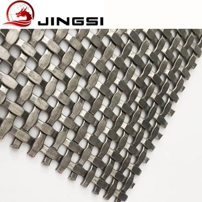 China Corrosion Resistance Decorative Stainless Steel Wire Mesh-woven Mesh Crimped Wire Mesh-Inside And Outside Decorative Curtain Wall for sale