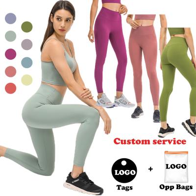 China 2021 High Waist Hip Lift Gaiters Anti-Static Fitness Sports Pants New Naked Yoga Pants For Women for sale