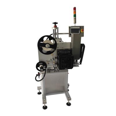 China Automatic Food Labeling Machine Round Bottle /tubes/bags Label Printing Applicator Machine for sale