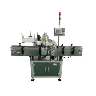 China Food China Supplier Automatic Round Bottle Positioning Round Labeling Machine Double Sided Bottle Labeling Machine for sale