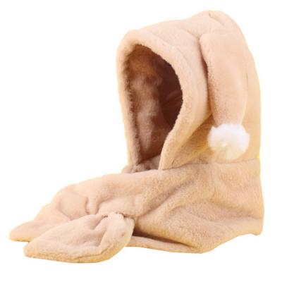 China Fashion CLIMATE snail horn, ear cap, scarf, winter girl's voice is tiktok for sale