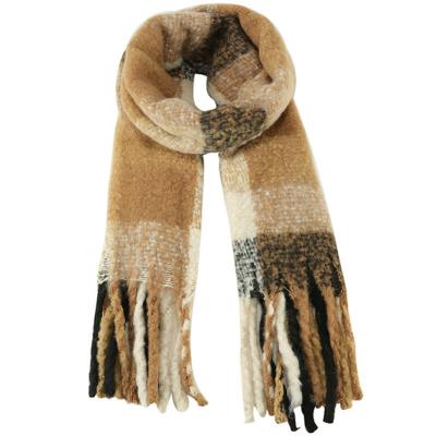 China Fashion CLIMATE scarf autumn and winter Korean student shawl long plaid tassel soft knitting neck neck for sale