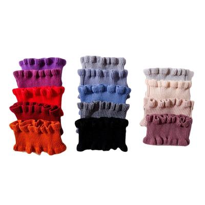 China New Fashion CLIMATE Women's Winter Thick Red Black Knit Elastic Women Hair Band Scarves Ring Scarf Tube Neck Warmers for sale