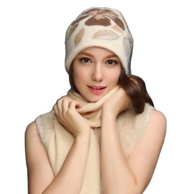 China COMMON CLIMATE winter women hat scarf sets winter thicken woolen knitted hats casual fashion warm hats 100% brand new and high quality for sale