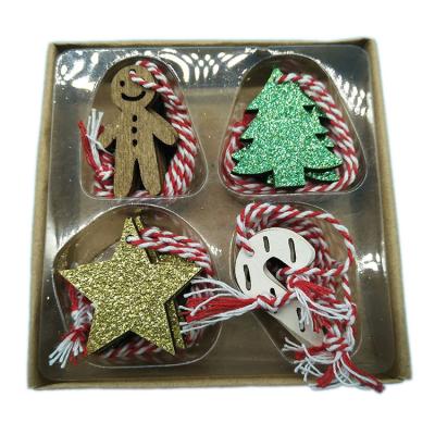 China Simple and elegant plywood ornaments Christmas decorations made in China for sale