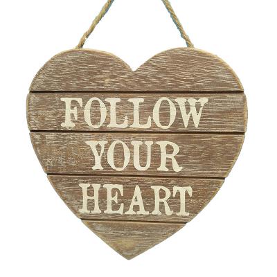 China Simple Door Heart Shape Hanging Decoration For Home for sale