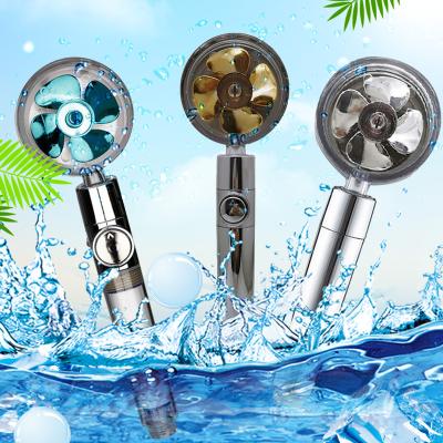 China Without Fan Vortex 360 Pressurized Power Bathroom Booster Showerhead High Pressure Shower Head for sale