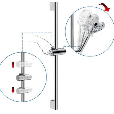 China Without Diverter Stainless Steel Lift Rod Spout Shower Fixed Bracket Hot Selling Customized Sliding Bar for sale