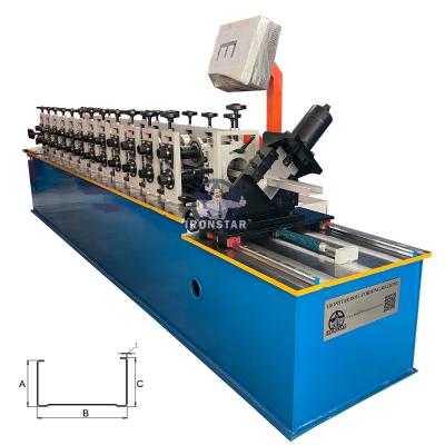 China Gegalvaniseerd staal 0.30.8mm c-Sectiebroodje die Machine met hoge weerstand vormen Te koop