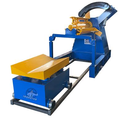 China 5 ton automatic hydraulic decoiler machine Hydraulic decoiler | 5 T automatic uncoiler for sale