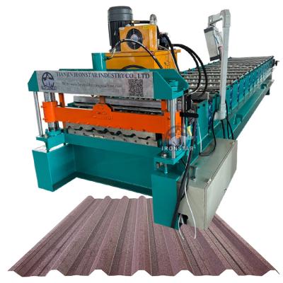 中国 760 roof sheet roll forming machine in Malaysia metal roof roll forming machine | metal roof machine 販売のため