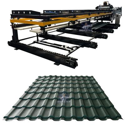 China 6 rib trapezoidal and 6 rib bamboo tile double layer roll forming machine in Romania 2 layer roll forming machine zu verkaufen