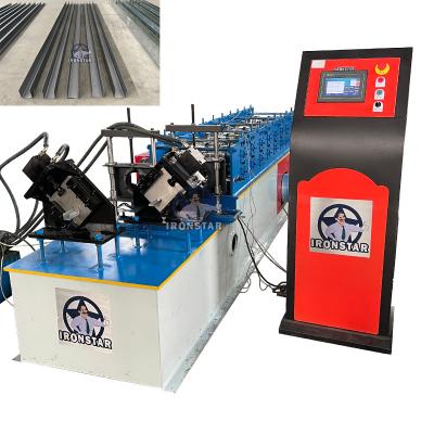 China 2 in 1 U channel roll forming machine for Nepal U shape roll forming machine U purlin roll forming machine for sale