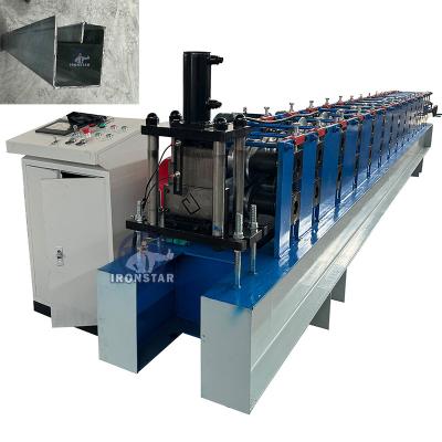 China Guide rail roll forming machine machine in Brazil slide rail forming machine | shutter door track machine for sale