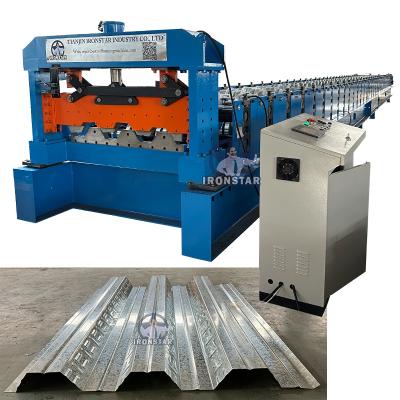 China 3 inch decking floor roll forming machine for America  metal deck roll forming machine | deck sheet roll forming machine for sale