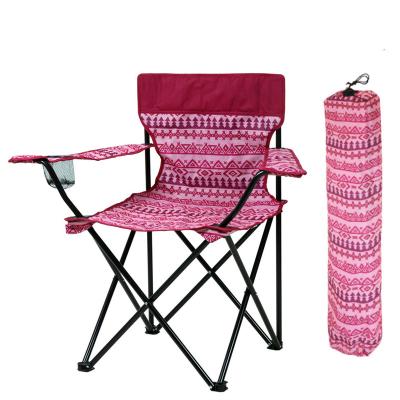 China Compact and portable new high quality light weight outdoor folding camping chair with armrests for sale